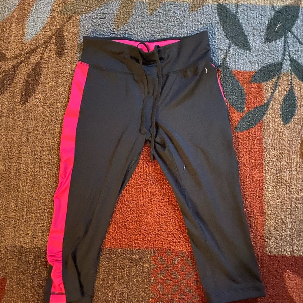 Pink and Black Workout Leggings